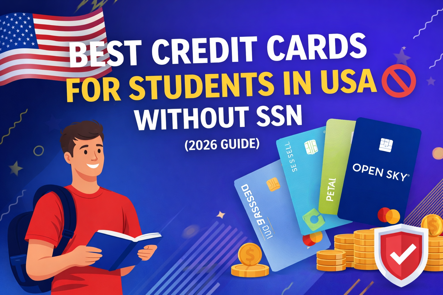 Best Credit Cards for Students in USA Without SSN (2026 Guide)